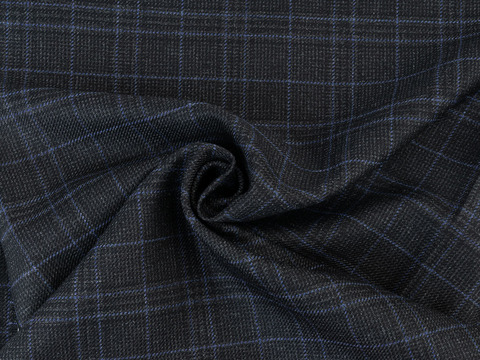 Ткань TWEED LIFE CHK-D46 C001(charcoal)