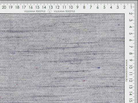 Бело-серая ткань из хлопка и полиэстера