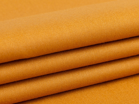 Поплин ЛАКИ СЕВЕН из поливискозы - горчичный