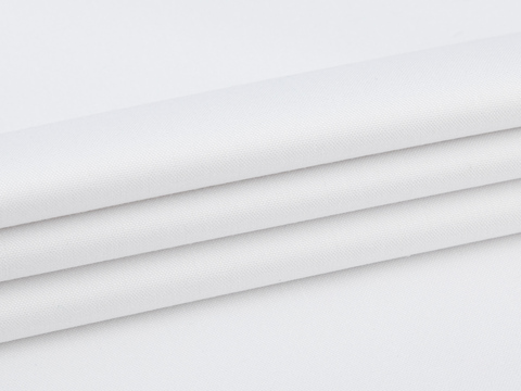 Поплин БЛЭКБЕРРИ из поливискозы - белоснежный