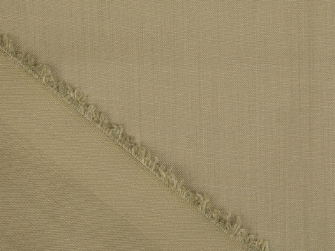 Однотонная ткань нежно-оливкового цвета из полиэстера вискозы