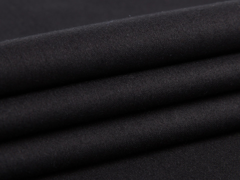 Поплин ЛАКИ СЕВЕН из поливискозы - черный