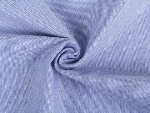 Небесно-голубая ткань оксфорд из хлопка и полиэстера