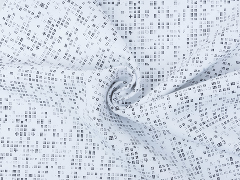 Ткань HURACAN PRT-D05 C005(white-black)