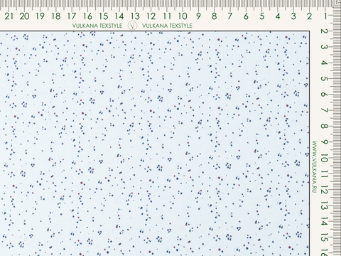 Сатин с принтом ХУРАКАН из поливискозы - белый-цветной