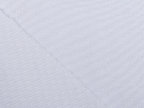 Белая ткань оксфорд из хлопка и полиэстера