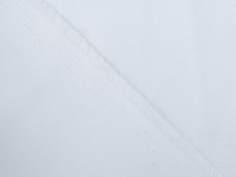 Ткань оксфорд белого цвета из хлопка и полиэстера