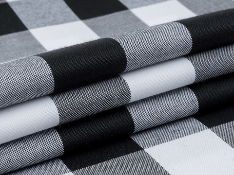 Клетка ЗАРАНО ЧЕСС из поликоттона - черно-белый