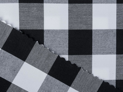 Клетка ЗАРАНО ЧЕСС из поликоттона - черно-белый