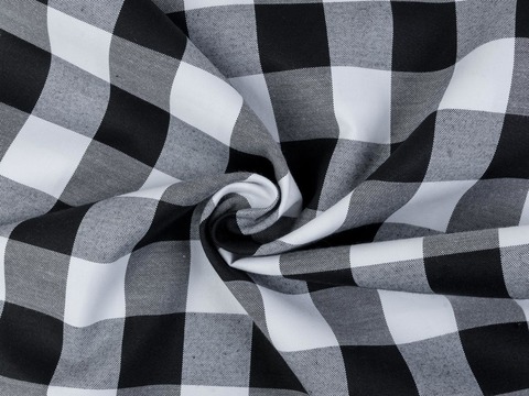 Клетка ЗАРАНО ЧЕСС из поликоттона - черно-белый