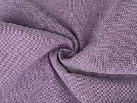 Оксфорд СТРЕЙЧ из поликоттона - фиолетовый