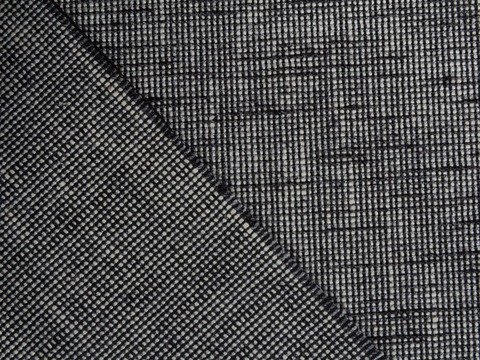 Поликоттон меланж ЭКСПРЕСС ЛИНЕН - черный