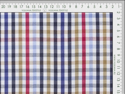 Ткань VERY ZARANO-NAVY RED C111