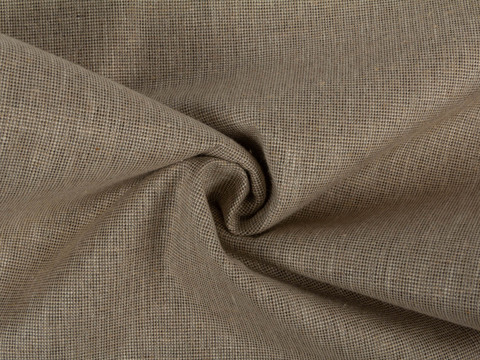 Имитация льна ИМПРЕСС из поликоттона - бежевый