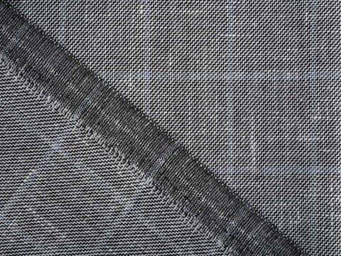 Ткань ACE LINEN CHK-D01 C001(dark grey-blue)