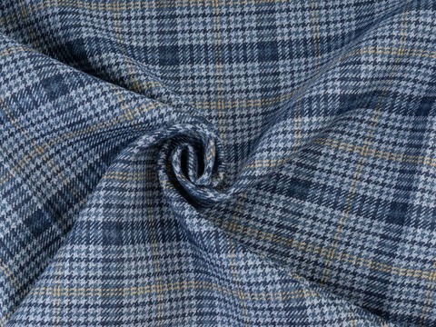 Ткань TWEED LIFE CHK-D31 C001(sky-indigo)