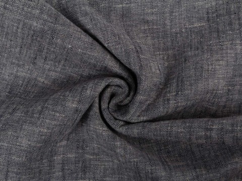 Синяя костюмная ткань из хлопка и полиэстера