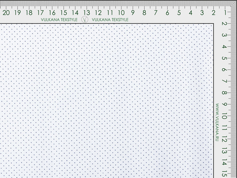Ткань K POLKA PRT-C001(white-navy)
