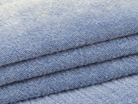 Жатка благородного синего цвета из хлопка