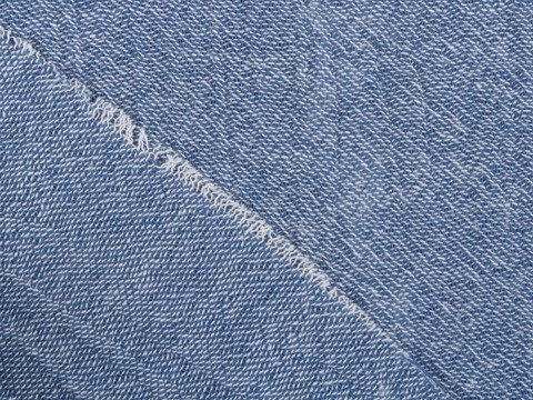 Жатка благородного синего цвета из хлопка