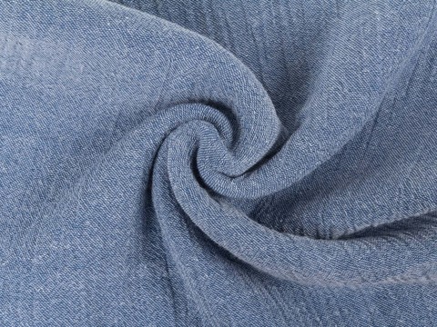 Жатка благородного синего цвета из хлопка