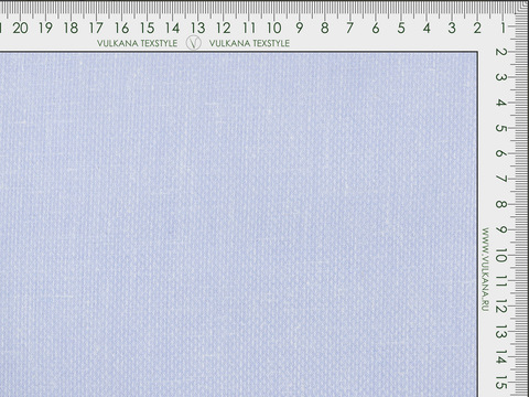 Имитация льна МАЙ ИРЭН из поликоттона - голубой