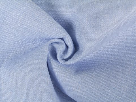 Имитация льна МАЙ ИРЭН из поликоттона - голубой