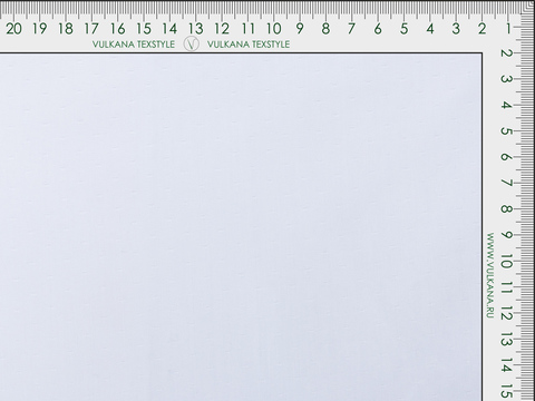 Жаккард белого цвета из хлопка и полиэстера