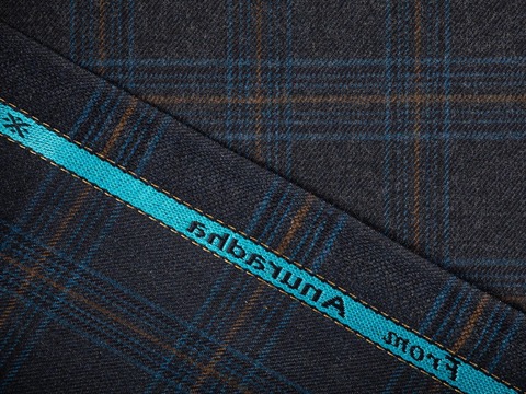 Ткань MILAN CHK-D17 C001(grey-teal)