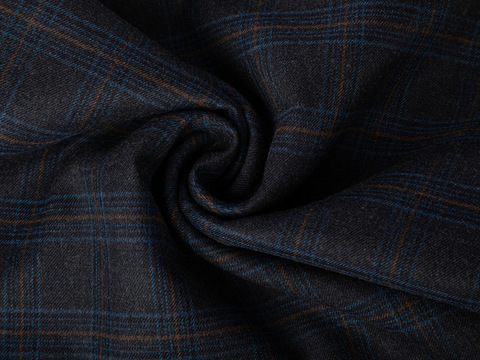 Ткань MILAN CHK-D17 C001(grey-teal)