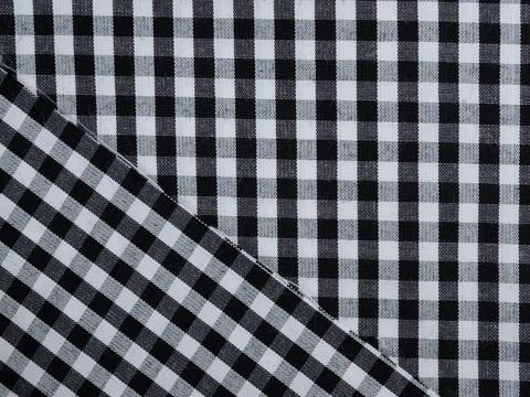Клетка поплин ЗАРАНО ЮНИЧЕК из поликоттона - черный