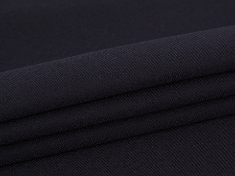 Сатин стрейч ОРИГАМИ из поликоттона - синий