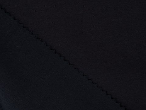 Сатин стрейч ОРИГАМИ из поликоттона - синий