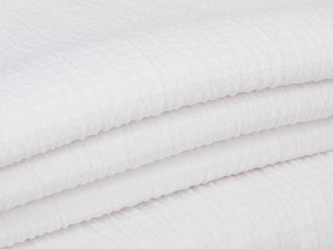 Жатка в полоску ХАРМОНИКА из поликоттона - белый