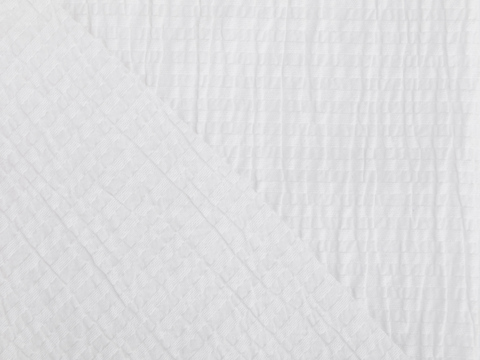 Жатка в полоску ХАРМОНИКА из поликоттона - белый