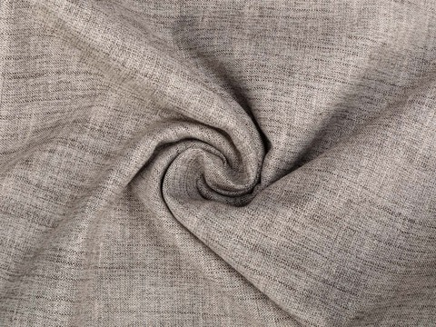 Имитация льна ЛИНЕН БЛЭНК из поливискозы с добавлением хлопка - серо-бежевый