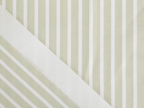 Полоска поплин ЗАРАНО ПАУДЕР из поликоттона - зеленый