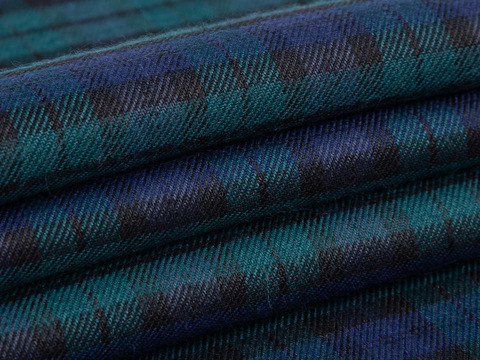 Ткань BULLET PEACH CHK-D02 C001(green-navy)