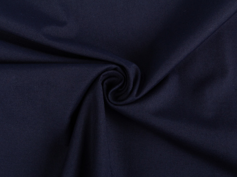 Поплин БРИЛЛИАНТ из поликоттона стрейч - синий