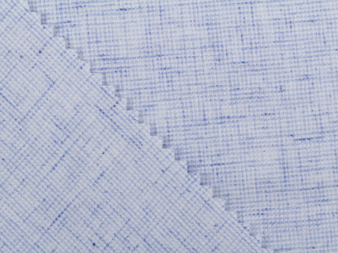 Имитация льна AWARD из хлопка тенсель - синий