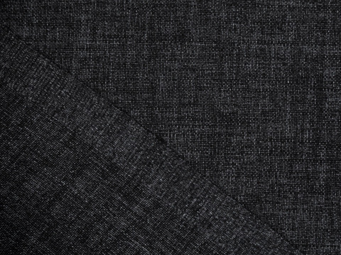 Имитация льна СТЭФАНИ из поликоттона - темно-серый