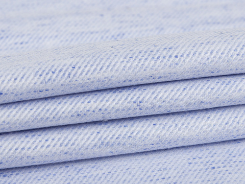 Твил КАБИРА из хлопка - голубой