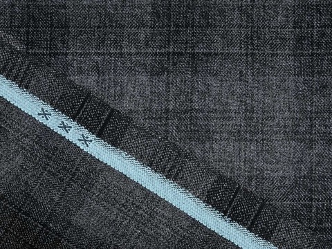 Ткань MILAN CHK-D58 C001(grey-black)