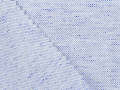 Твил КАБИРА из хлопка - голубой