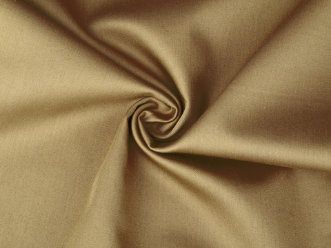Сатин КРОМПТОН из хлопка - бронзовый бежевый