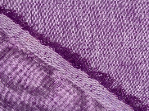 Имитация льна СПАЙС из поликоттона - фиолетовый