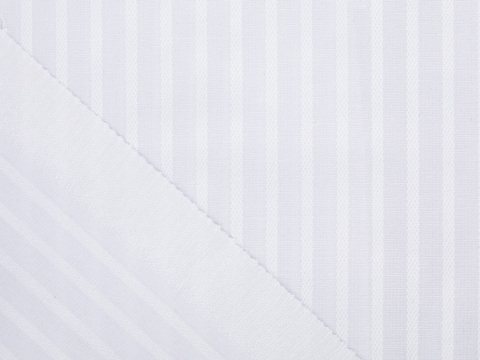 Полоска поплин ЗАРАНО ПАУДЕР из поликоттона - белый