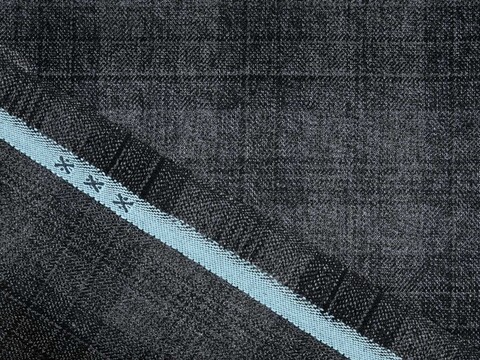Ткань MILAN CHK PAL-D58 C001(grey-black)