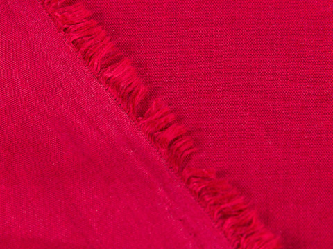 Красная гранатовая ткань полиэстер с хлопком