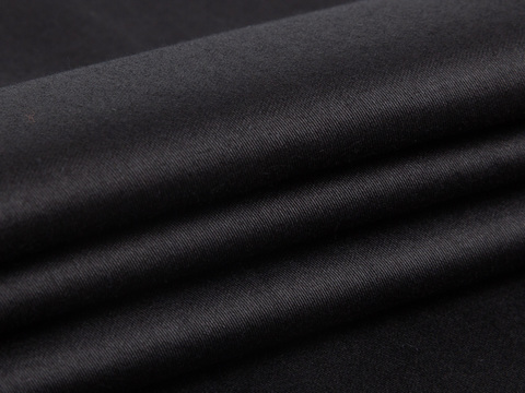 Чёрная хлопковая ткань